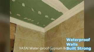 Waterproof Gypsum Sheet For Durable Walls